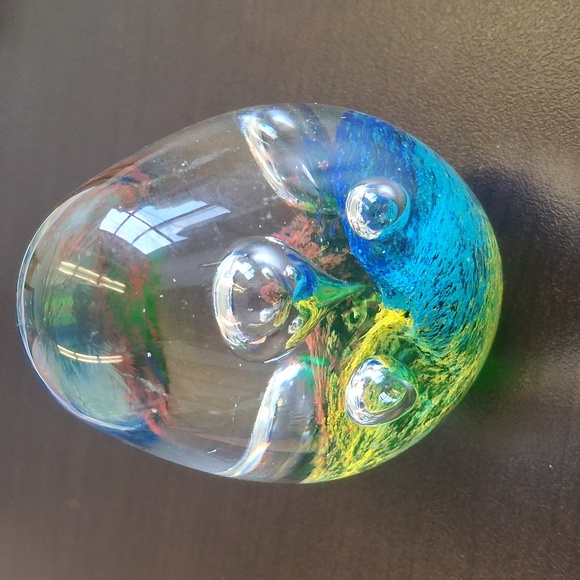 Colorful Glass Paperweight - Picture 1 of 5